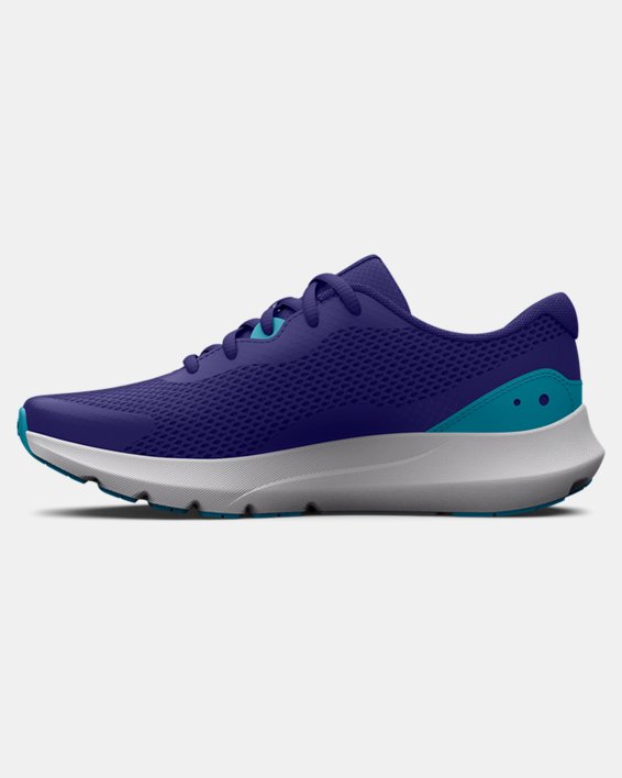Boys' Grade School UA Surge 3 Running Shoes, Blue, pdpMainDesktop image number 1